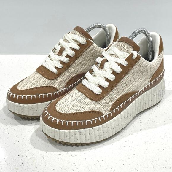 Persephone Sneakers Brown Tan Sz 9.5 - Universal Thread- New - Picture 1 of 9